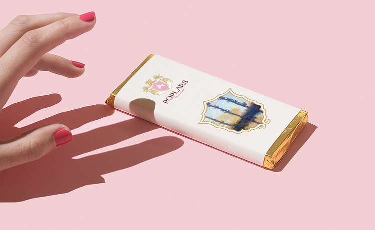 poplars巧克力甜品品牌標志設計包裝設計 poplars巧克力甜品品牌標志設計包裝設計