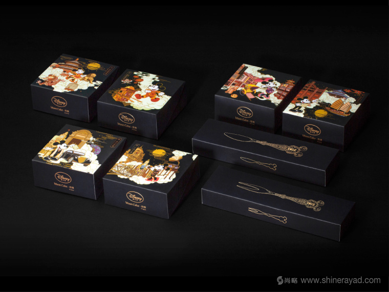 Disney迪斯尼“民國(guó)范”月餅產(chǎn)品禮盒包裝設(shè)計(jì)欣賞24
