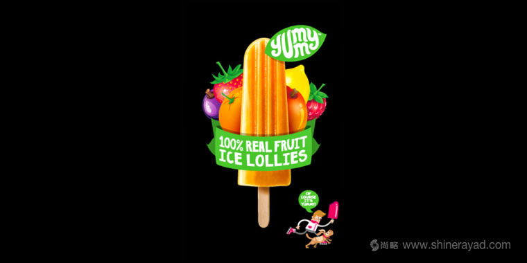 Yummy Lollies 棒棒冰外包裝插畫設(shè)計4