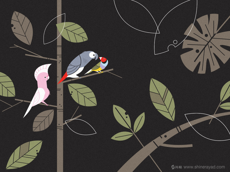 Nicho de Bichos寵物用品商店插畫風(fēng)VI設(shè)計(jì)品牌形象設(shè)計(jì)-內(nèi)部裝飾插畫設(shè)計(jì)11