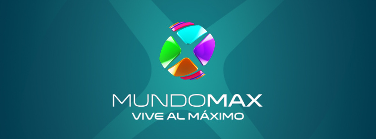 美國西班牙語電視臺MundoMax新3D立體X字母LOGO設(shè)計(jì)4