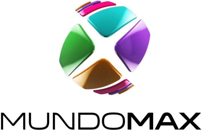 美國西班牙語電視臺MundoMax新3D立體X字母LOGO設(shè)計(jì)2