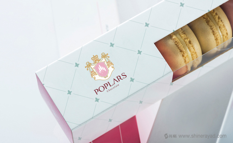 poplars巧克力甜品糕點品牌標志設計包裝設計鏤空裝 poplars巧克力甜品糕點品牌標志設計包裝設計鏤空裝