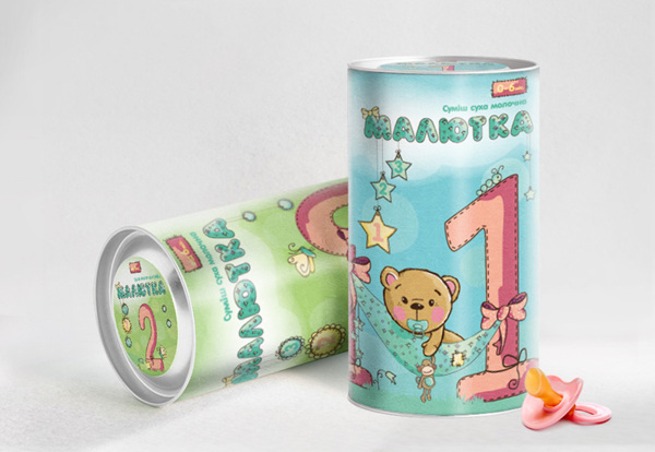 Малютка 嬰兒奶粉包裝設計4