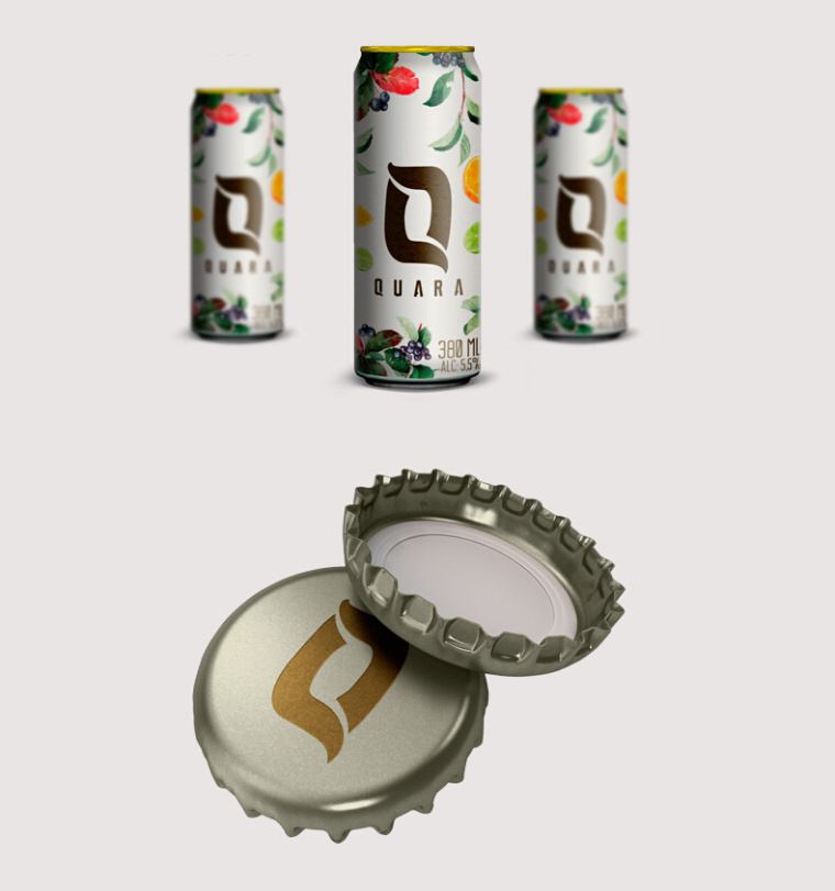 Quara 啤酒瓶裝含酒精果味飲料包裝設(shè)計-上海飲料包裝設(shè)計公司4