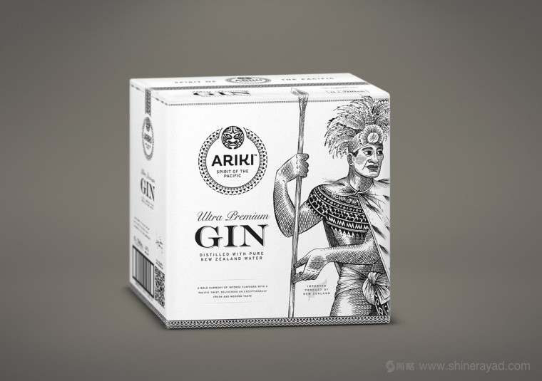 Ariki 杜松子白酒外包裝盒設(shè)計-上海包裝設(shè)計公司2