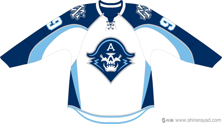 美國冰球聯(lián)盟職業(yè)冰球隊Milwaukee Admirals海盜水手新標志設計-球隊服飾設計