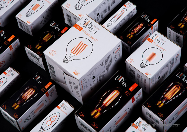 俄羅斯SunLumen電燈燈泡燈具包裝設(shè)計(jì)1