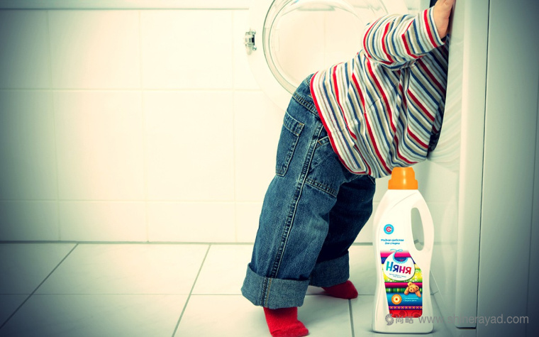 俄羅斯 НЯНЯ 嬰兒兒童洗衣液包裝設(shè)計2