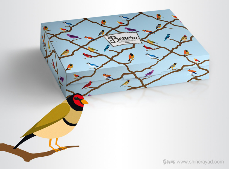 Bonora小鳥插畫設(shè)計風格巧克力包裝設(shè)計-上海包裝設(shè)計公司國外包裝設(shè)計欣賞3 Bonora小鳥插畫設(shè)計風格巧克力包裝設(shè)計-上海包裝設(shè)計公司國外包裝設(shè)計欣賞3