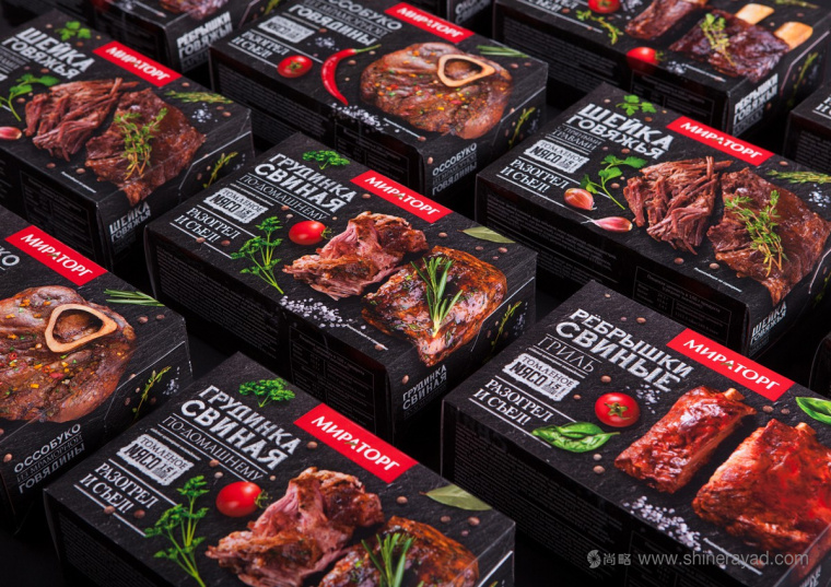 俄羅斯Мираторг鹵肉熟食肉制品包裝設(shè)計(jì)-上海包裝設(shè)計(jì)公司設(shè)計(jì)欣賞2