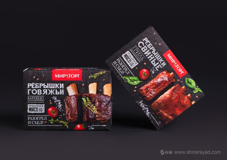 俄羅斯Мираторг鹵肉熟食肉制品包裝設(shè)計(jì)-上海包裝設(shè)計(jì)公司設(shè)計(jì)欣賞5