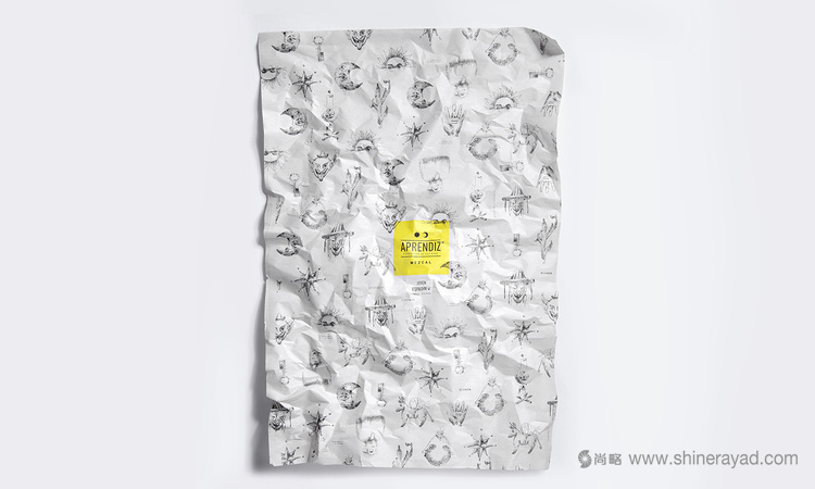 APRENDIZ Mezcal手繪插畫(huà)風(fēng)格龍舌蘭品牌形象設(shè)計(jì)8