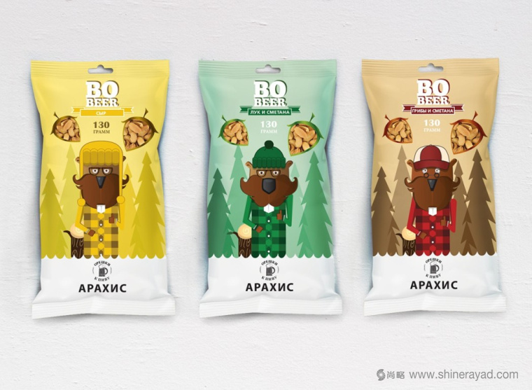 BoBee 袋裝花生花生米包裝設(shè)計-上海包裝設(shè)計公司1