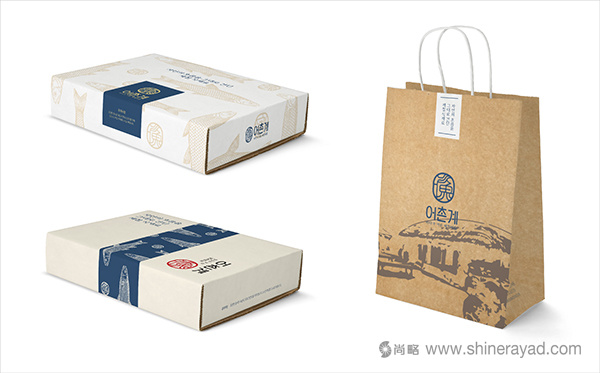 韓國(guó)漁村海鮮壽司餐廳餐飲品牌VI形象設(shè)計(jì)10