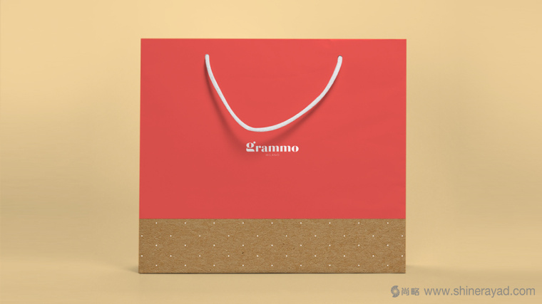 Grammo 手工餅干瓦能紙牛皮紙有機(jī)品牌VI形象設(shè)計6-手提袋設(shè)計 Grammo 手工餅干瓦能紙牛皮紙有機(jī)品牌VI形象設(shè)計6-手提袋設(shè)計