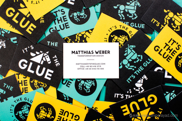 Glue企業(yè)馬圖形標志LOGO設計VI設計2