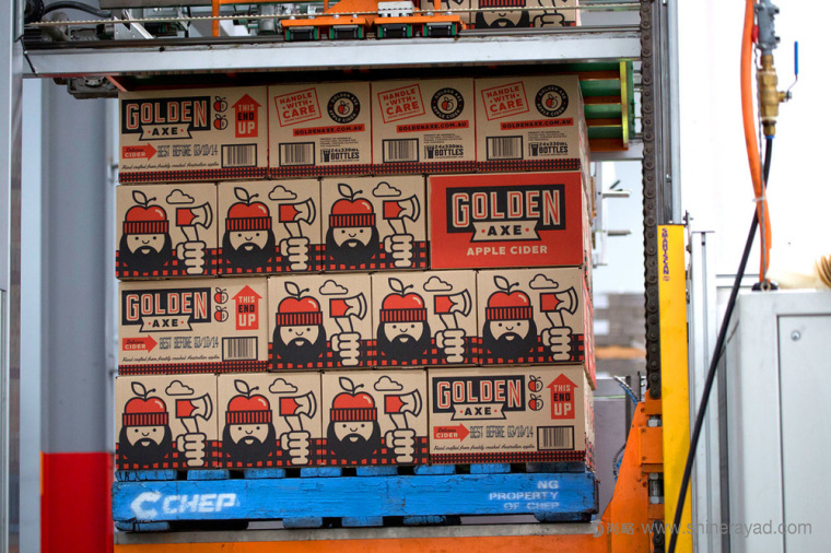 金斧頭蘋(píng)果酒貨運(yùn)瓦能紙箱子包裝設(shè)計(jì)-上海包裝設(shè)計(jì)公司9