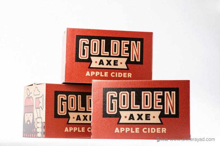 金斧頭蘋(píng)果酒貨運(yùn)瓦能紙箱子包裝設(shè)計(jì)-上海包裝設(shè)計(jì)公司12