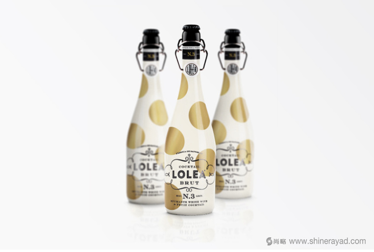 西班牙Lolea 氣泡酒包裝設(shè)計白金色系列-上海包裝設(shè)計公司3