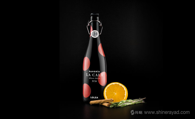 西班牙Lolea 氣泡酒包裝設(shè)計黑紅色系列-上海包裝設(shè)計公司4
