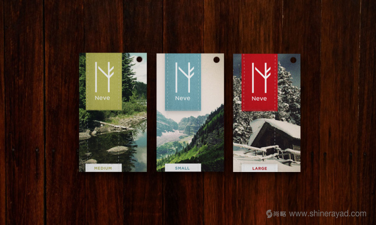 北歐Neve 戶外服飾VI設(shè)計-服飾吊牌設(shè)計-上海VI設(shè)計公司2