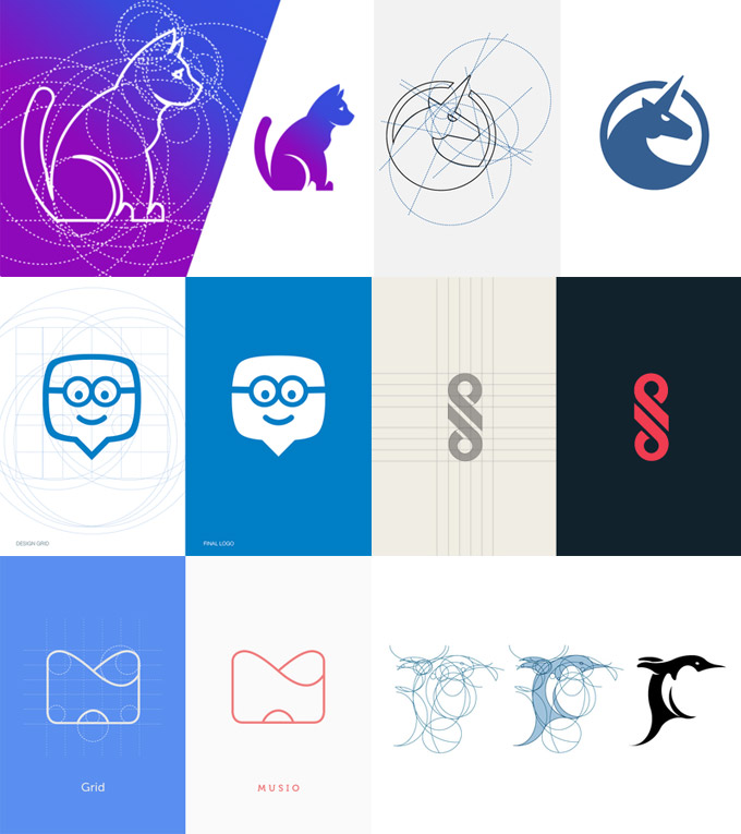 上海LOGO設(shè)計公司設(shè)計知識——什么是Logo網(wǎng)格，為什么我們要使用它3