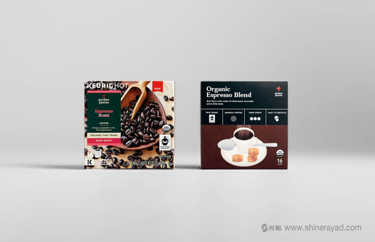 Archer Farms 盒裝咖啡包裝設(shè)計(jì)矢量插畫風(fēng)格-上海包裝設(shè)計(jì)公司11
