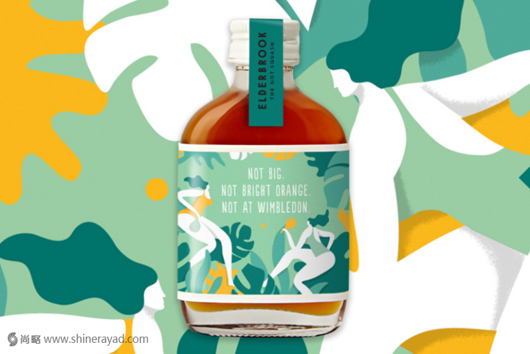 包裝欣賞：ELDERBROOK 果汁飲料包裝設(shè)計水果與人的結(jié)合插畫設(shè)計欣賞9