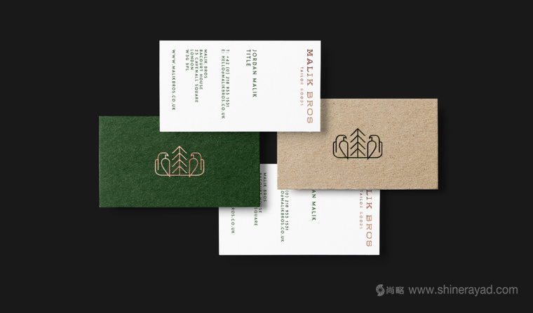 Malik Bros 定制服裝logo設計VI設計品牌形象設計-上海logo設計公司-上海VI設計公司