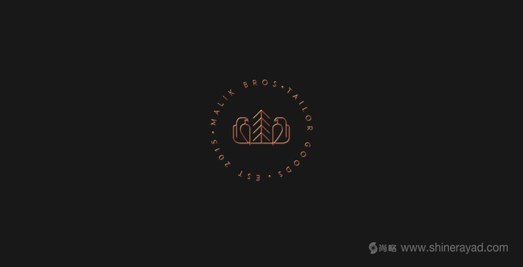 Malik Bros 定制服裝logo設計VI設計品牌形象設計-上海logo設計公司-上海VI設計公司