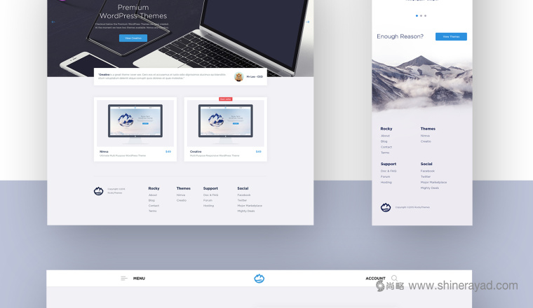 RockyThemes 橋梁建筑設計公司logo設計網(wǎng)站設計