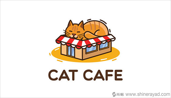 可愛貓元素Logo設計集合——上海Logo設計公司設計靈感