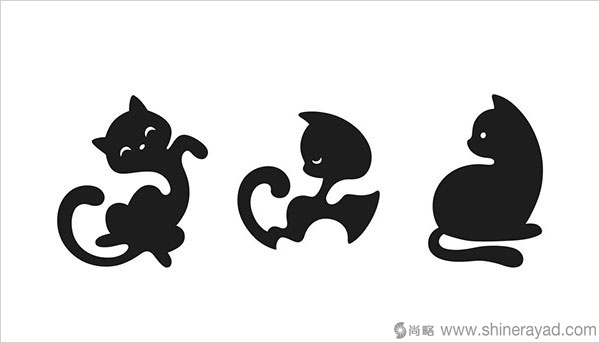可愛貓元素Logo設計集合——上海Logo設計公司設計靈感