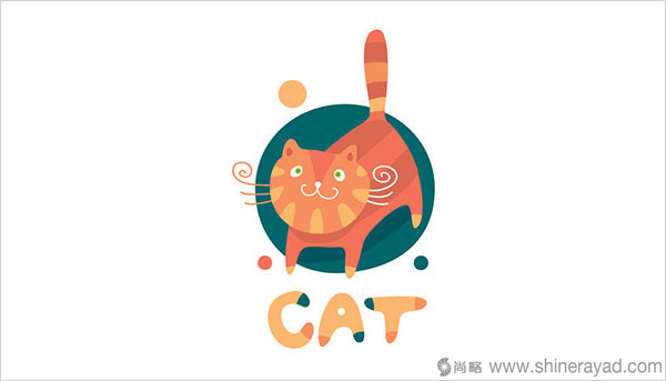 可愛貓元素Logo設計集合——上海Logo設計公司設計靈感