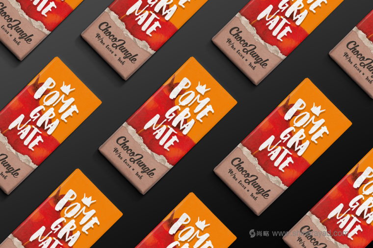 水果特寫插畫風(fēng)格 Choco Jungle 巧克力包裝設(shè)計-上海包裝設(shè)計公司