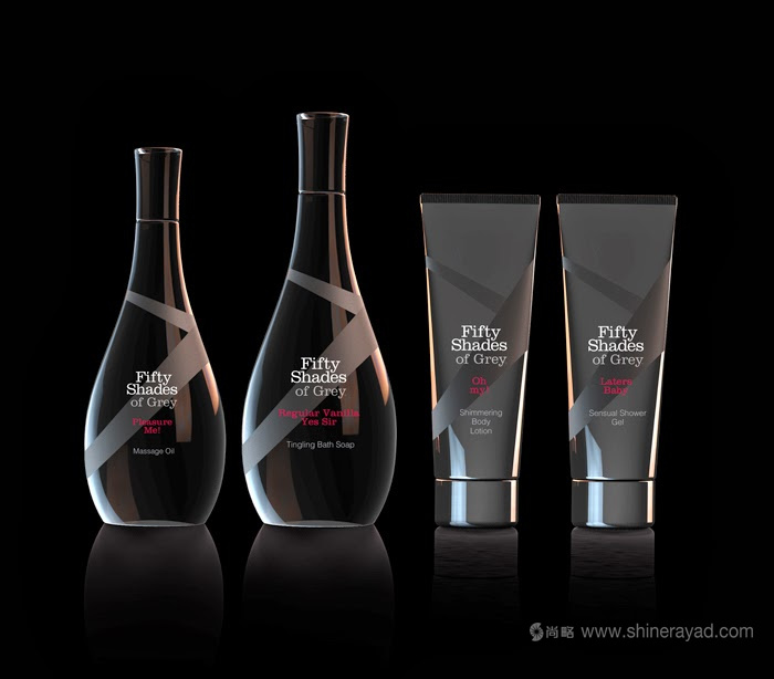 Fifty Shades 50度灰化妝品包裝設計-上海包裝設計公司國外設計欣賞 Fifty Shades 50度灰化妝品包裝設計-上海包裝設計公司國外設計欣賞