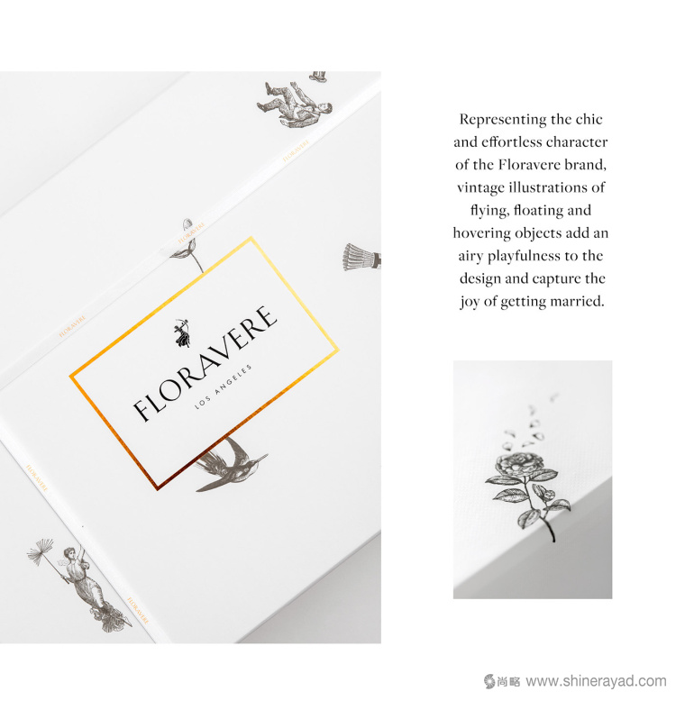 時(shí)尚婚禮婚紗奢侈品牌Floravere品牌視覺形象設(shè)計(jì)-禮服包裝設(shè)計(jì)