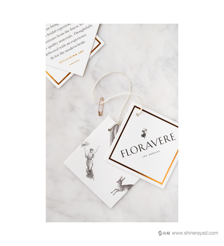 時(shí)尚婚禮婚紗奢侈品牌Floravere品牌視覺形象設(shè)計(jì)-logo設(shè)計(jì)-VI設(shè)計(jì)