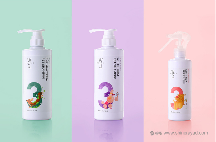 上海包裝設(shè)計(jì)公司設(shè)計(jì)欣賞：Wanto3 香薰香氛寵物用品系列包裝設(shè)計(jì)