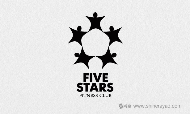 五星健身會所LOGO設(shè)計(jì)-20個絕佳創(chuàng)意Logo設(shè)計(jì)靈感-上海logo設(shè)計(jì)公司