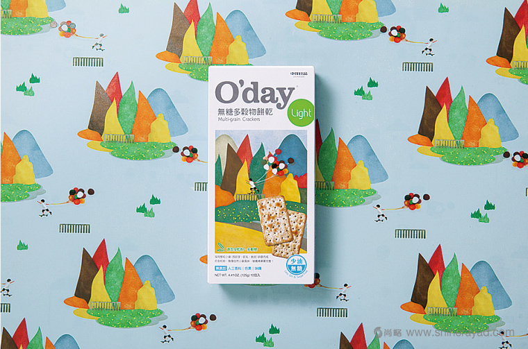 上海食品包裝設(shè)計(jì)公司包裝欣賞：中祥食品谷物輕量餅干包裝設(shè)計(jì)插畫設(shè)計(jì)