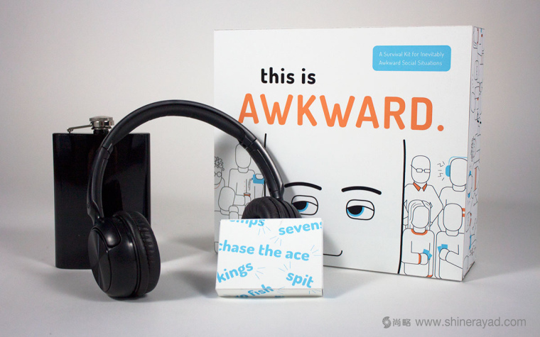 Awkward 創(chuàng)意套裝耳機(jī)包裝設(shè)計(jì)-上海包裝設(shè)計(jì)公司創(chuàng)意包裝欣賞