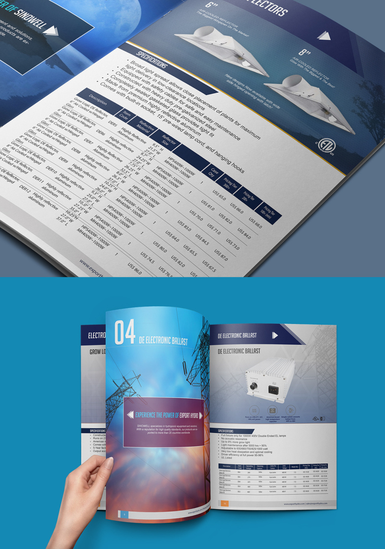 2016年Export Hydro 商品進口采購服務(wù)網(wǎng)站宣傳畫冊設(shè)計-上海畫冊設(shè)計公司