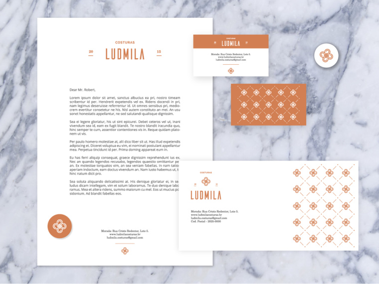 上海VI設(shè)計(jì)公司-LUDMILA 服裝定制店LOGO設(shè)計(jì)品牌VI識別設(shè)計(jì)5