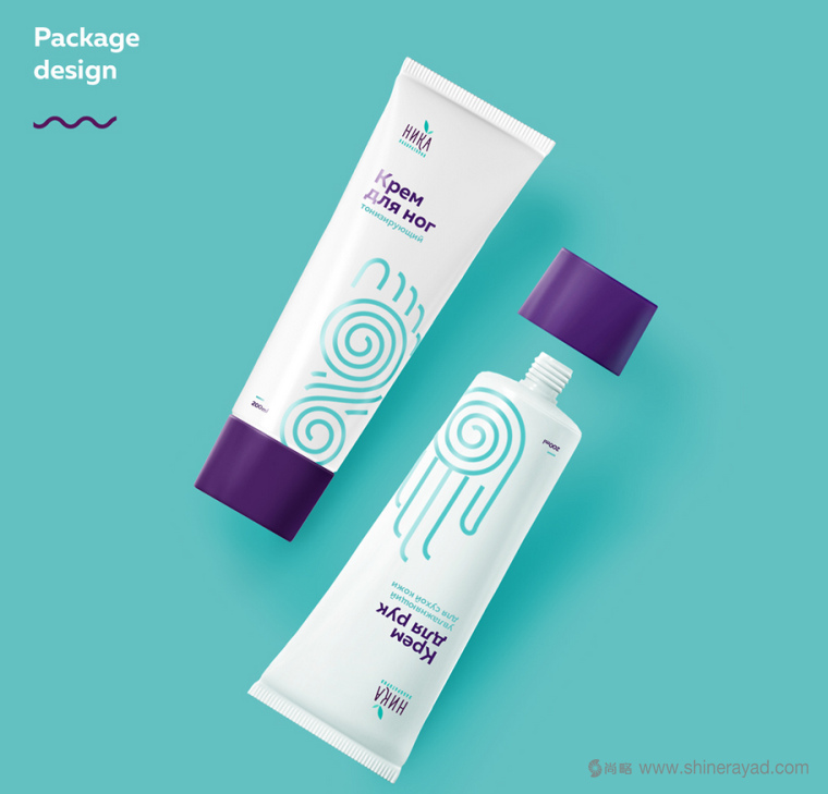 上海包裝設(shè)計公司-符號風格 Nika 個人清潔護膚品化妝品包裝設(shè)計-手霜足霜包裝設(shè)計4