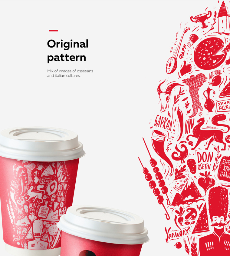 Don Osetin 烘培餡餅比薩餅餐飲品牌VI識別設(shè)計(jì)--輔助圖形插畫設(shè)計(jì)-上海品牌設(shè)計(jì)公司6