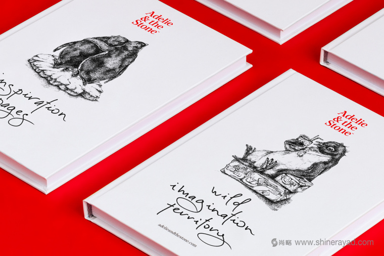 Adelie & the Stone 購物中心節(jié)日品牌形象設(shè)計與插畫禮品包裝設(shè)計