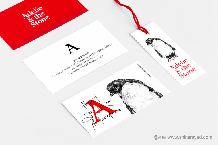 Adelie & the Stone 購物中心節(jié)日品牌形象設(shè)計與插畫禮品包裝設(shè)計