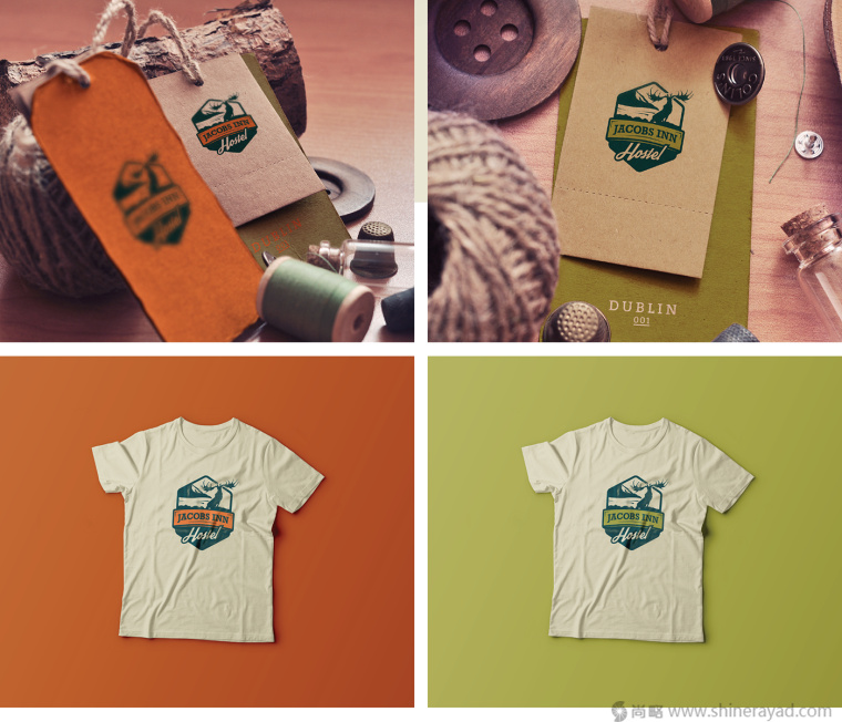 上海品牌設(shè)計公司設(shè)計欣賞：Jacobs Inn 旅館酒店裝飾性VI設(shè)計3